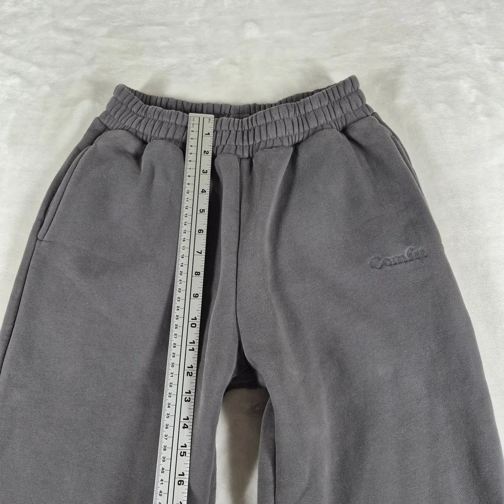 Comfrt Sweatpants Adult‎ Size Small Gray Casual Comfort Travel Lounge Fleece